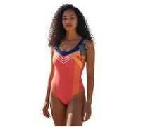 Sweaty Betty Medalist Donna S Rosa one piece Costume Stampa Astratta Stretch