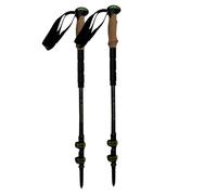 SWEDAYS Bastoni da trekking telescopici in carbonio, per uomo e donna, leggeri e regolabili, 63-135 cm, con manico in sughero e cuscinetto in gomma