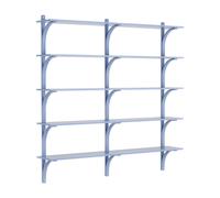Swedese Levi 180 Mensola Grande Alluminio/ Blu/ Frassino