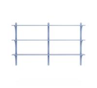 Swedese Levi 180 Shelf Medium Alluminio/ Blu/ Frassino