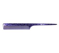 Swedish Crown 2252-9 - Pettine professionale in alluminio, 21 cm (antistatico), colore: viola/nero con denti uniformi