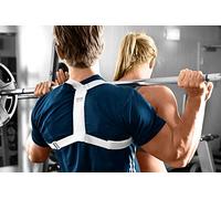 Swedish Posture Flexi Imbracatura per Postura, Unisex - Adulto, Bianco, L/XL