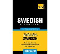 Swedish vocabulary for English speakers - 3000 words: 271