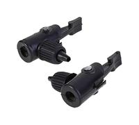 Sweeaau 2pcs Gonfiatore per bicicletta Per Adattatore Ugello Attrezzatura Attrezzatura per bici Accessori per biciclette Accessori per biciclette Uomini Donne Maniglia Strada Catena Volano Kit