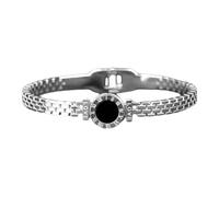 Sweeaau Alla moda Lettera d'Amore Disco Inciso Lettera D'amore Braccialetto Alla Moda Donne Ragazze Accessori Da Polso Elegante Partito, Misura unica, come descritto