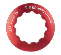 Sweeaau Cassette per bici da strada Coperture di bloccaggio del volano in leghe di alluminio Anelli di fissaggio Tappi di fissaggio 11T Cassette Coperture Caps