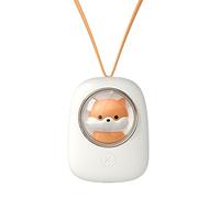 Sweeaau Collo portatile USB ricaricabile collo 3 aria piccola con luce notturna