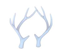 Sweeaau Corna di cervo materiali in resina costume Hairhoop progetto accessorio realistico per cosplay e feste usura 1 paio corna Cosplay copricapo