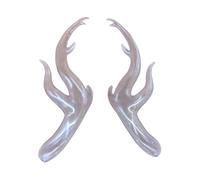 Sweeaau Corna di cervo materiali in resina costume Hairhoop progetto accessorio realistico per cosplay e feste usura 1 paio corna Cosplay copricapo