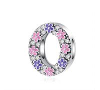 Sweeaau Elegante ciondolo a forma di iniziale con strass colorati, accessorio portatile da indossare tutti i giorni e accessori per feste con strass colorati, Misura unica, come descritto, come