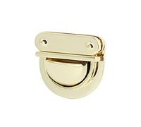 Sweeaau Lingua in metallo 32x31mm Fibbia Borsa Riparazione Serrature Chiusura Accessori Hardware In Metallo Per Le Donne Signore Serrature Borsa Per Borse, Oro 1., One Size