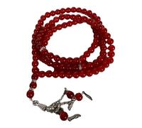 Sweeaau Musulmani Cristallo Rosario Perline Braccialetto Catena Da Polso Forniture Accessorio Tasbih Bangle Gioielli Per Eid E Preghiera Strumento, Misura unica, come descritto, come descritto