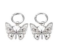 Sweeaau Set di 2 fibbie con forme alternative pendenti delicati scarpe decorazione fascino scuro e trendy fibbie per scarpe ornamento punk