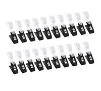 Sweeaau Set di 20 clip anti-vento per bandiere pratiche clip di sicurezza per tenere su pali da giardino e decorazioni resistenti alle intemperie clip