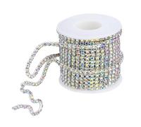Sweeaau Strass Trim Strass Coppa Catena Chiudi Catena Trim Per Gioielli Abbigliamento Decorazione Chiudi