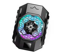 Sweeaau Ventola di raffreddamento 2 velocità regolabile a basso rumore dissipatore di calore per telefono portatile con luce semiconduttore dissipatore di calore telefono con luce posteriore clip a