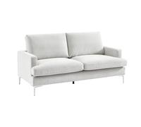 sweeek - Divano 3 posti in tessuto bianco sporco L 173 x P 90 x H 89 cm - Hans