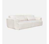 swe ivano in bouclé, 3 posti Crema - 231x97x75 cm