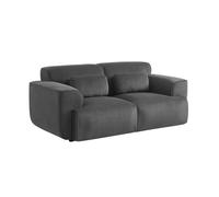 swe ivano in Velluto a Coste Fini, 2 posti Grigio Scuro - 178x97.5x73 cm