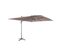 sweeek Ombrellone rettangolare decentrato, 3x4m Talpa - 284x376x255 cm