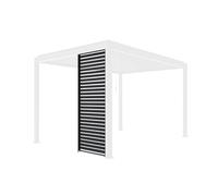 sweeek Persiana in Alluminio da 100cm per pergola a lamelle Triomphe, Antracite