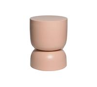 sweeek Tavolino, Lato Divano, Comodino Metallo, 42cm, Madi, Nude, 32x32x42 cm