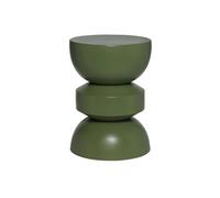 sweeek Tavolino, Lato Divano, Comodino Metallo, 44,5cm, Assa, Verde, 32x32x44.5 cm