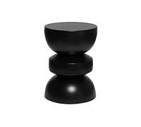 sweeek Tavolino, Lato Divano, Comodino Metallo, Assa, Nero, 32x32x43.5 cm