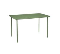 sweeek Tavolo da Giardino in Metallo a 4 posti, Amelia 120cm, Verde, 120x70x72.5 cm