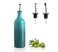 Sweejar Home Grande Bottiglia Dispenser in Ceramica per Olio d'Oliva, Ampolla per Olio Opaca Protegge l'Olio per Ridurre l'Ossidazione, Adatta per la Conservazione di Olio, Aceto, Salsa di Soia e