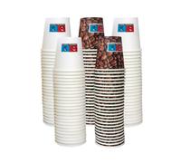 SWEEPING,1000 Bicchierini Caffè monouso,tazzine caffe in carta da 75ml, doppia colorazione