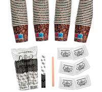 SWEEPING kit caffe bicchierini palettine e zucchero 600 Bicchierini Caffè 600