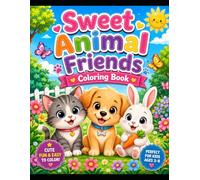 Sweet Animal Friends Coloring Book