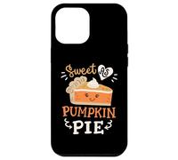 Sweet As Pumpkin Pie Carino Natale Felice Ringraziamento Autunno Custodia per iPhone 12 Pro Max