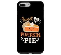 Sweet As Pumpkin Pie Carino Natale Felice Ringraziamento Autunno Custodia per iPhone 7 Plus/8 Plus
