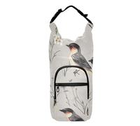 Sweet Barn Swallow Birds Grey Sling Water Bottle Holder Portable Water Carrier per escursionismo Water Bottle Holder,Adatto a bottiglie da 567 g, 680,4 g, 907,2 g, 1,134 g