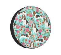 Sweet Basset Hound - Copertura per pneumatici di scorta, universale, per rimorchi, SUV, camion e altri veicoli (60-83 cm)