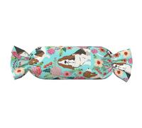 Sweet Basset Hound Florals Cuscino cilindrico Comfort Roll Pillow Travel Neck Pillow Adatto per testa, collo e schiena supporto