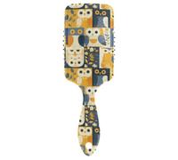 Sweet Boho Owls spazzola delicata per asciugare il phon Progettato massaggiatore testa cuoio capelluto per tutti i tipi di capelli con manico ergonomico cepillo anti crespo para cabello