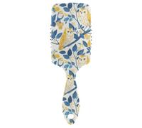 Sweet Boho Owls spazzole delicate per donne nere Progettato cuoio capelluto massaggiatore spazzola per tutti i tipi di capelli con manico ergonomico cepillo para cabello rizado