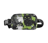 Sweet British Shorthair Cats Green Cute Fanny Marsupio per uomo donna piccolo con cinghia regolabile per lo shopping sport lavoro mariconeras de cintura para hombre, Sweet British Shorthair gatti
