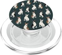 Sweet Bull Terrier Dreams - Mini motivo a forma di toro nella foresta PopSockets PopGrip per MagSafe