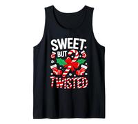 Sweet But Twisted Camicia Uomo Donna Bambini Natale Candy Cane Canotta