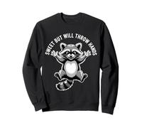 Sweet But Will Throw Hands Attitude Personality Sassy - Felpa