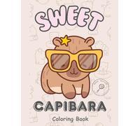 Sweet Capibara: Coloring book