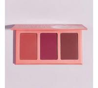 Sweet Cheeks Blush Trio-Sunset Cruise 3-Clolor Powder Blush Palette Non-Fading Multi-Uso Non-Grasso Shimmer Leggero Vellutato Liscio Blush Natale Inverno Rosa Marrone Viola Rosa Blush Rare Marchio Bel