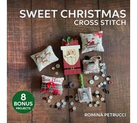 Sweet Christmas Cross Stitch: Delightful Small Patterns for Ornaments | Includes Three Alphabets for Customized Crafting