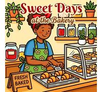Sweet Days at the Bakery: Bold and Easy Relaxing Cozy Bakery Scenes Coloring Book
