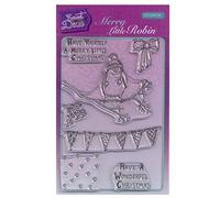 Sweet Dixie Dragonfly with Love, Set di timbri Trasparenti, Formato A6, Materiale Sintetico, Transparent, 15 x 10.5 x 0.3 cm