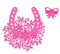 Sweet Dixie Ferro di Cavallo e Fiocco, Colore: Grigio